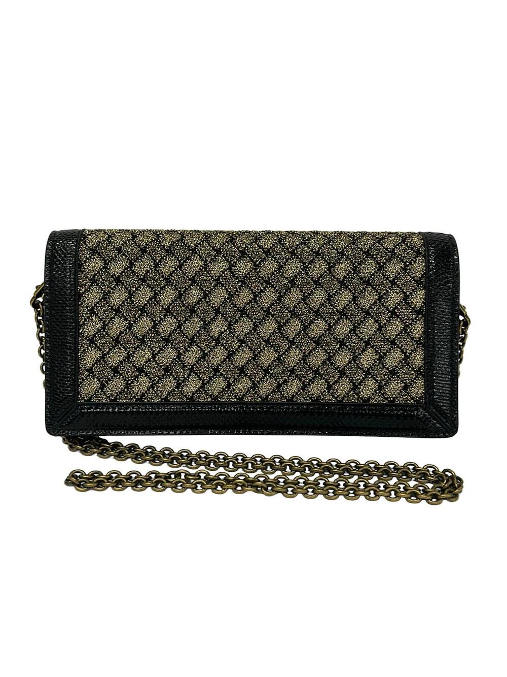 Bottega Veneta Intrecciato Gold Black #363366B74B